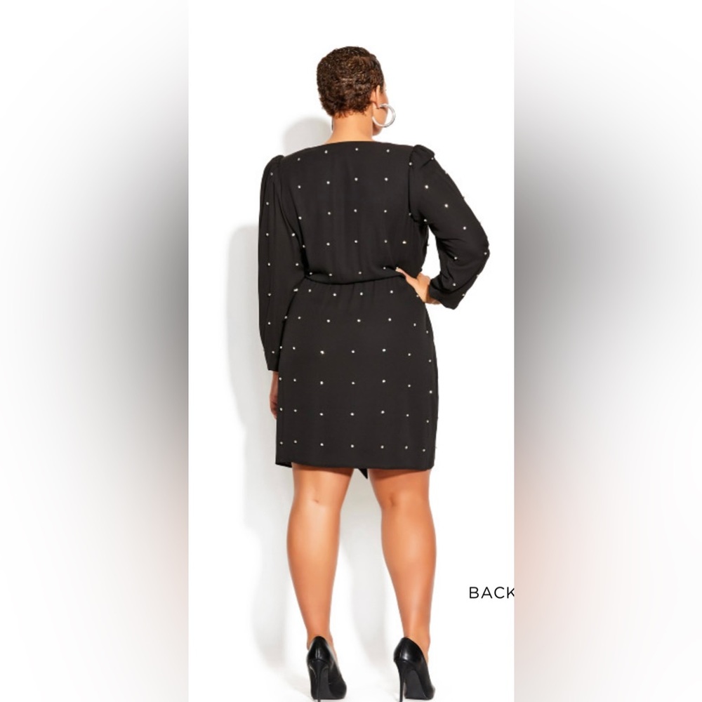 City Chic — Out All Night Dress — M/18 - Picture 3 of 7